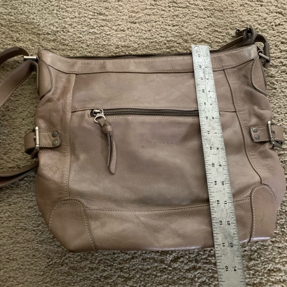 Italian Leather Messenger crossbody from Sabrina with dust cover - Picture 14 of 14